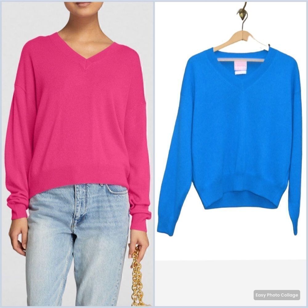 Crush 100 % Cashmere V Neck Sweater